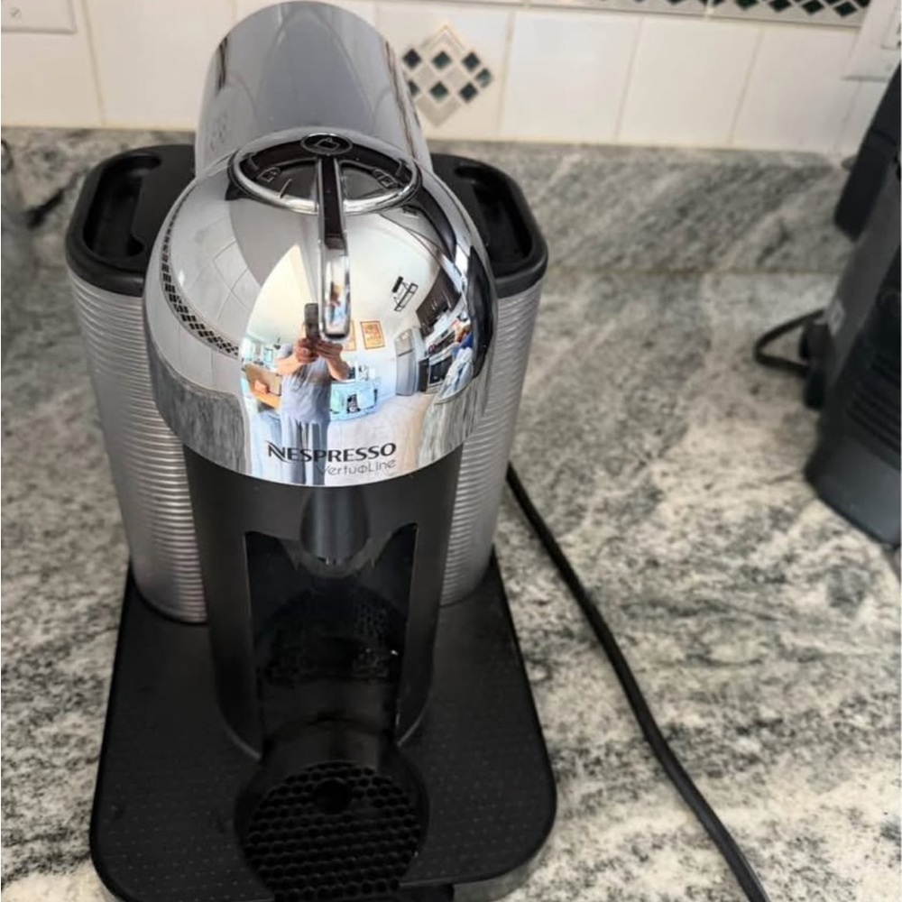 Nespresso Chrome Coffee Maker